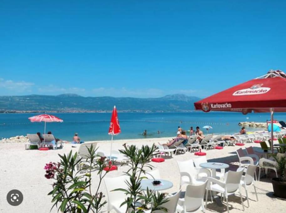 Luxury Villa Lana Apt, Seaview Terrace, Large Outdoor Space, Bbq Трогир Экстерьер фото